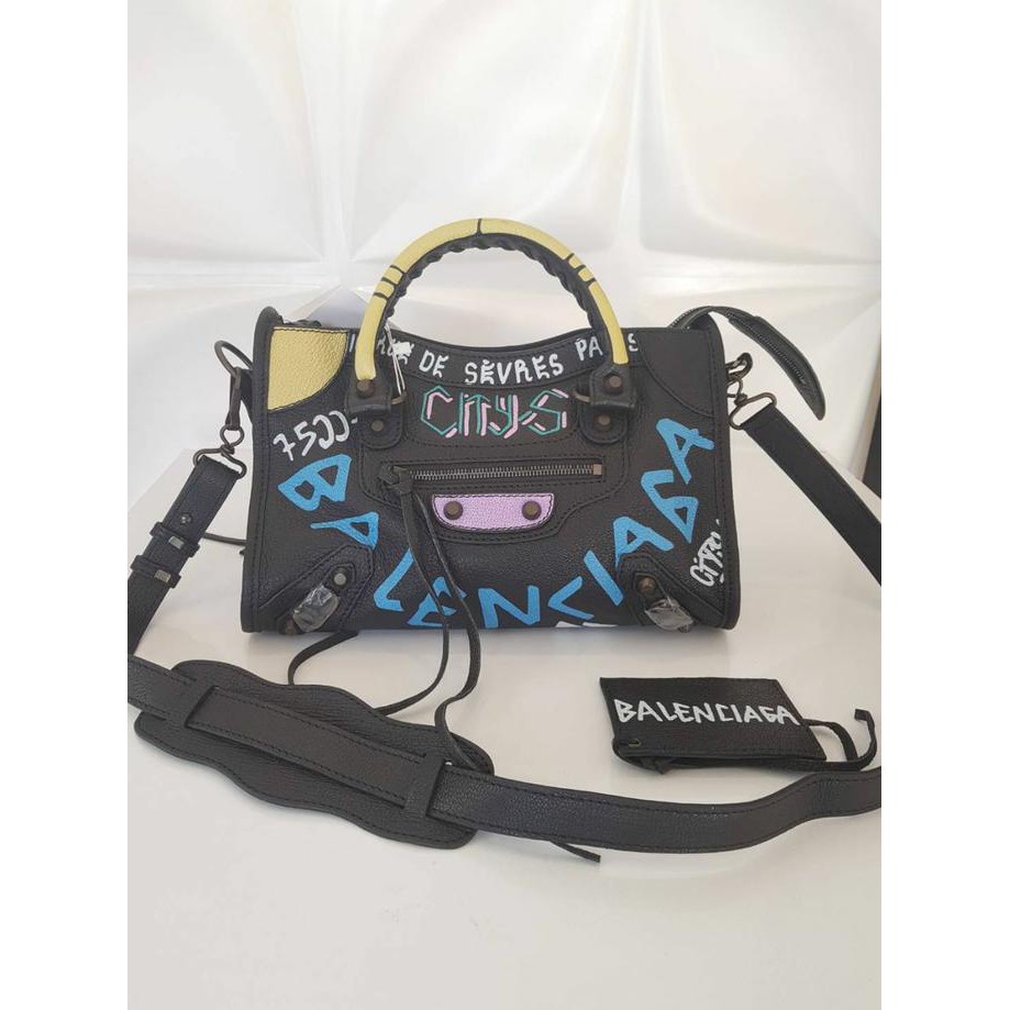 BALENCIAGA GRAFFITI MIRROR QUALITY/TAS WANITA BRANDED