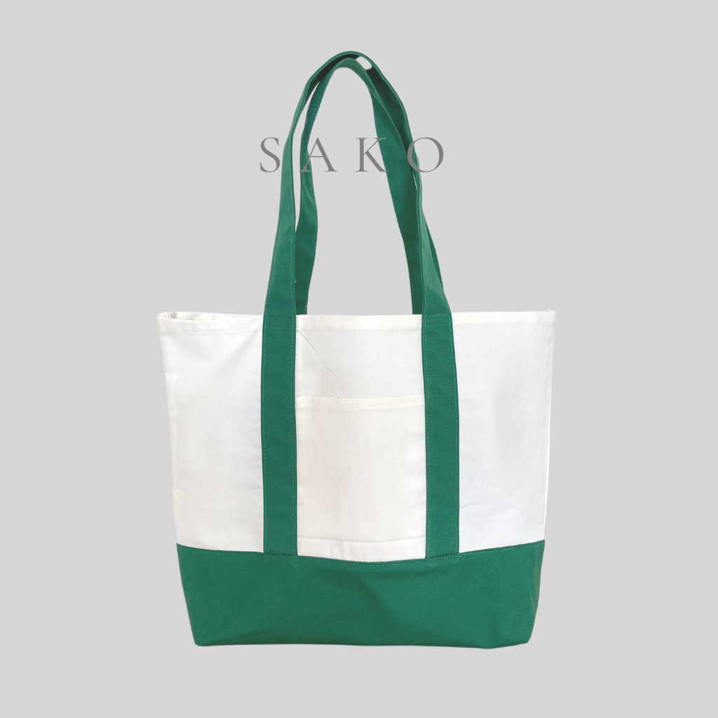 (SAKO) TOTEBAG KANVAS POLOS JAPANESE STYLE