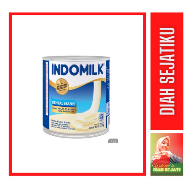 

DIAHMART INDOMILK Kental Manis Putih 370g
