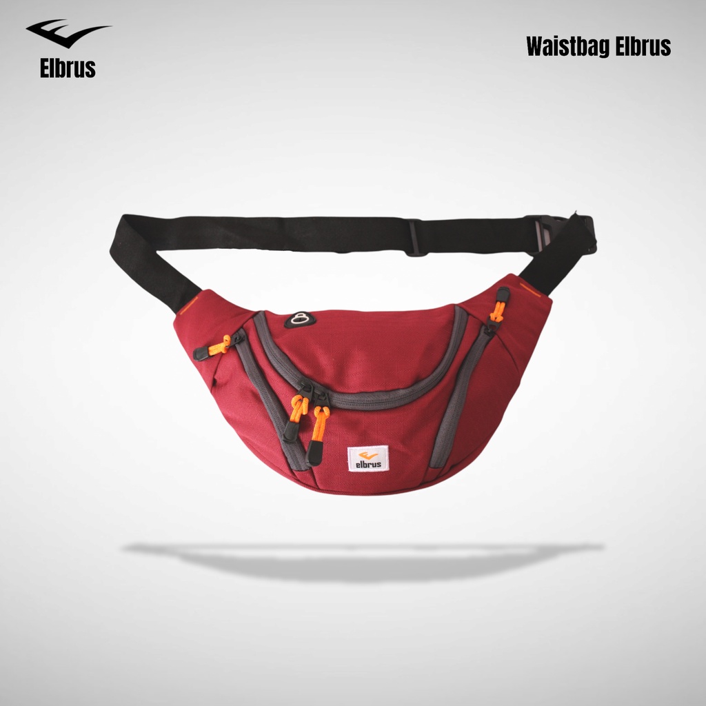 Waistbag Tas ELBRUS KEY BAG PRIZEFIGHTER EARPHONE - Cross Body Tas Punggung Sling Bag Tas Dada