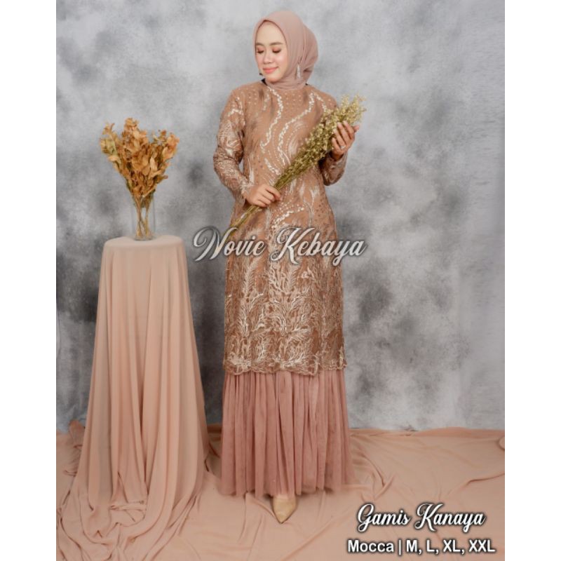 REALPICT Kebaya Gamis Tutu / Kebaya Gamis Modren / Kebaya Terbaru / Gamis Tutu Modren