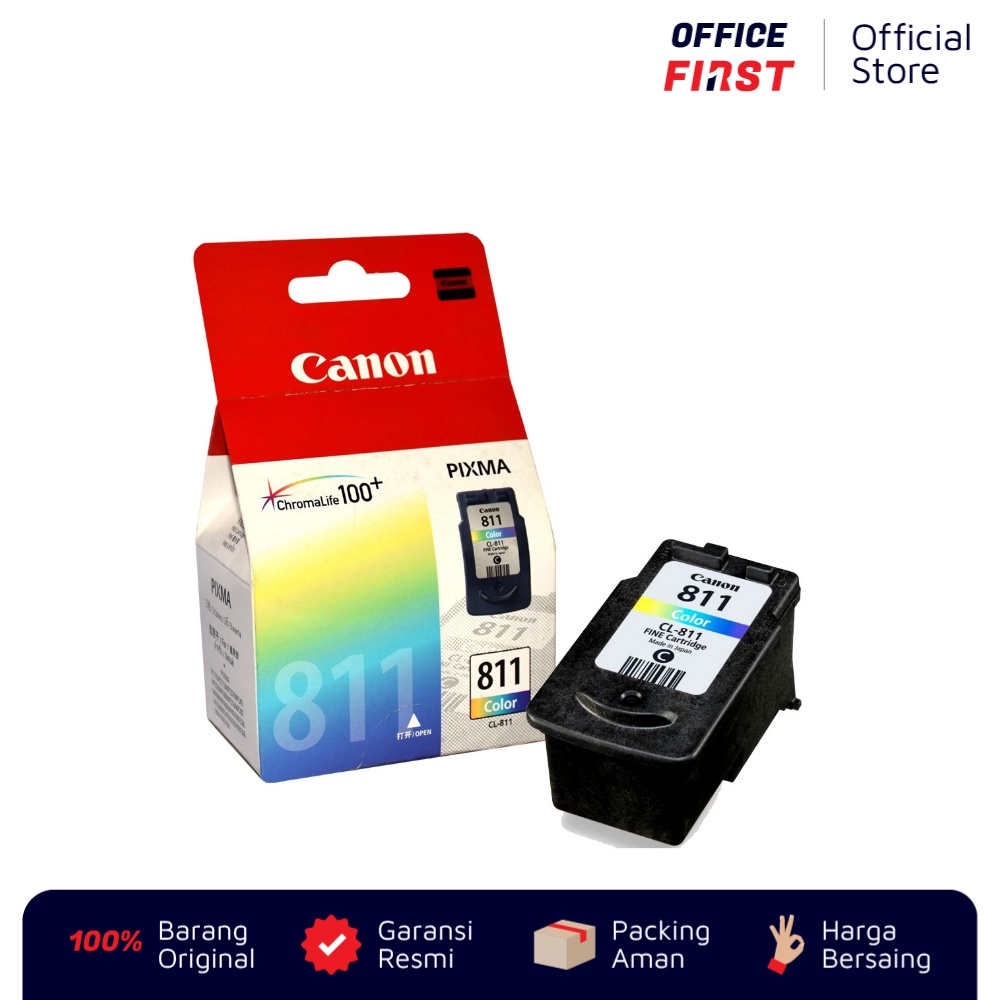 Tinta Canon CL-811 Color Warna / Ink Cartridge Original CL811 Colour