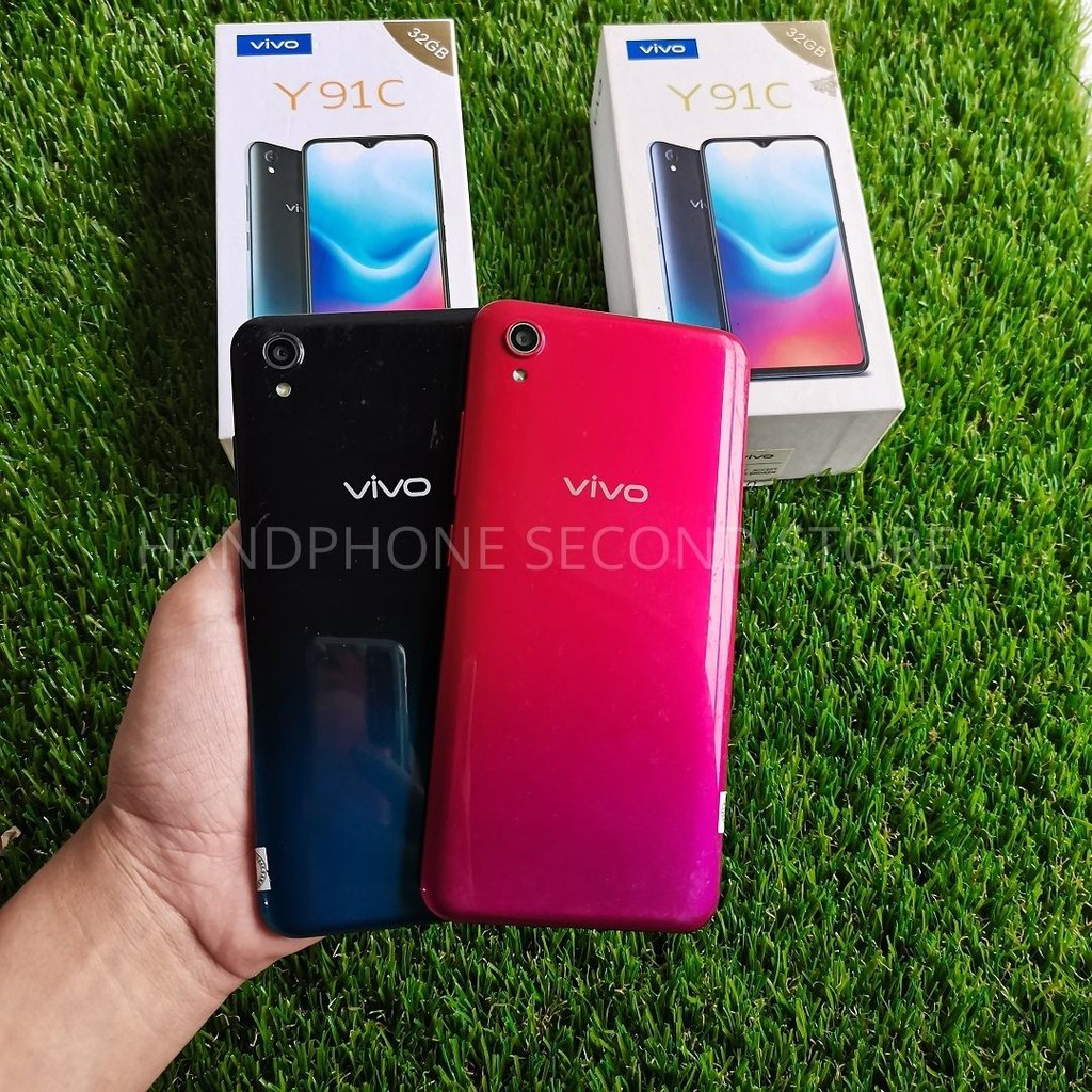 HANDPHONE HP VIVO Y91C 2/32 FULLSET NO HEADSET SECOND SEKEN BEKAS MURAH-2