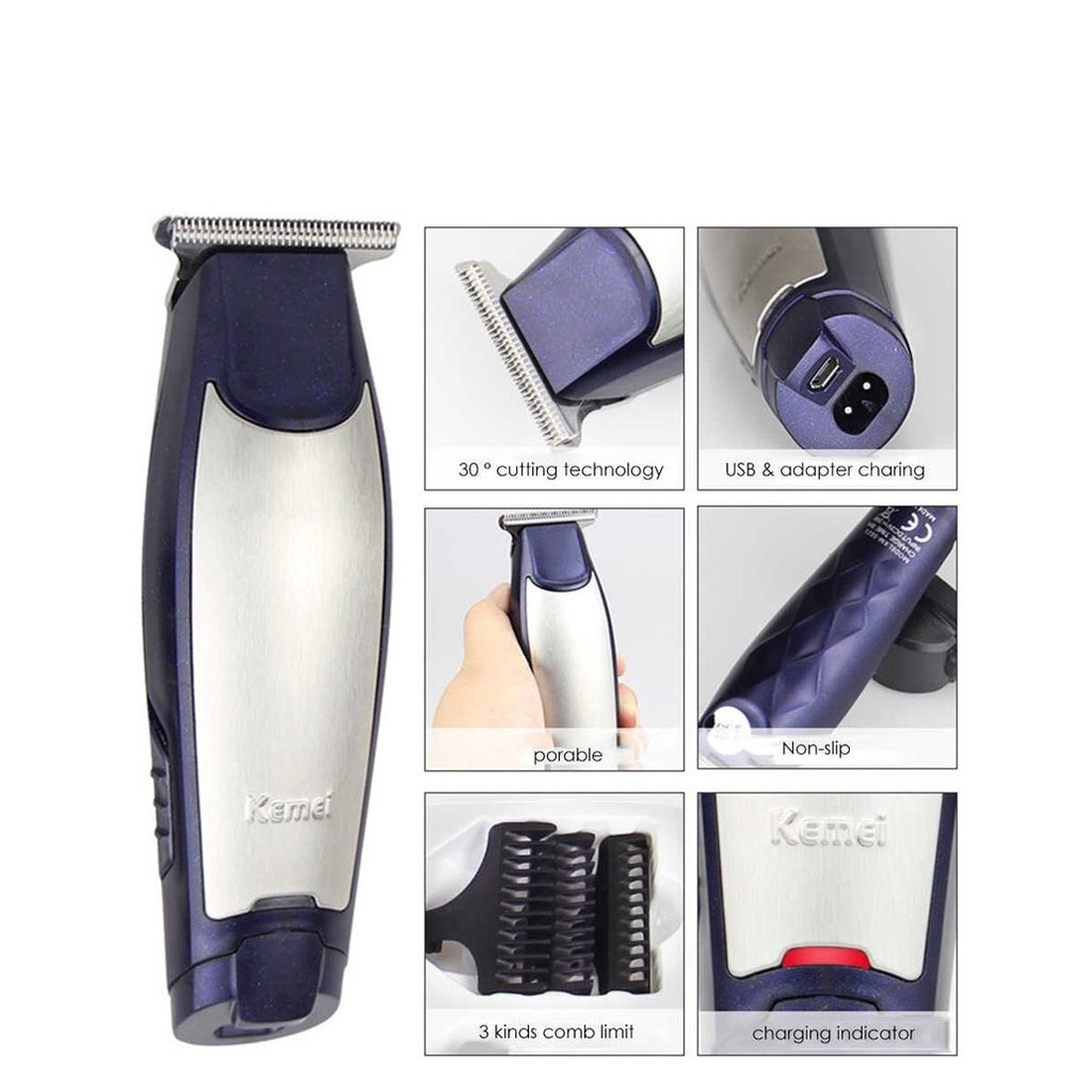 Kemei KM 5021 Hair Clipper Mesin Cukur Pria Rambut Kumis Jenggot