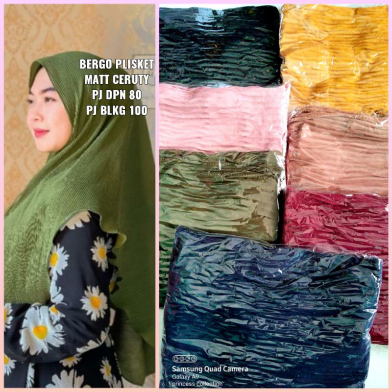 bergo plisket ceruty