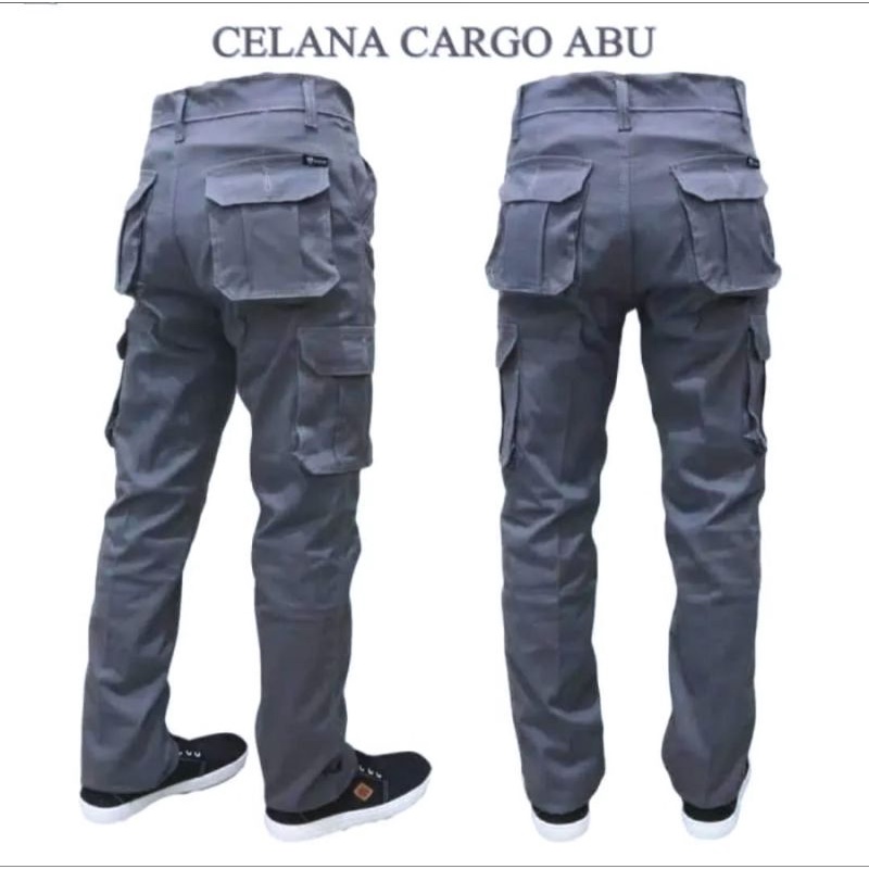 celana cargo panjang pria