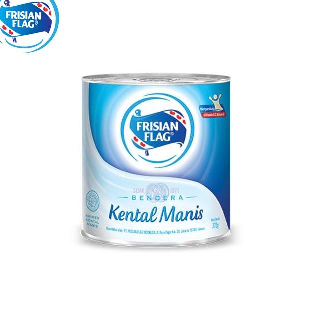 

oxx Frisian Flag Kental Manis Kaleng 370 gr - 5 Pcs c99₨