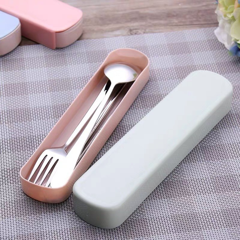 FUTAKO Sendok Garpu Sumpit Stainless Set + Kotak