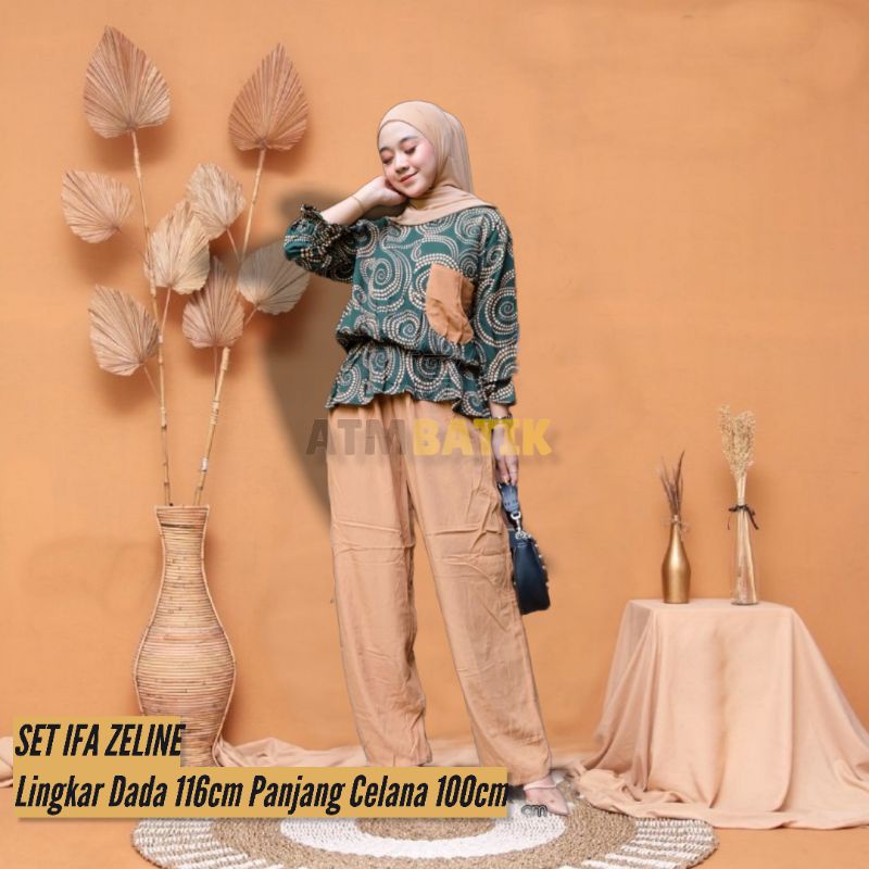 SET IFA ZELINE RAYON ONE SET WANITA VDH73