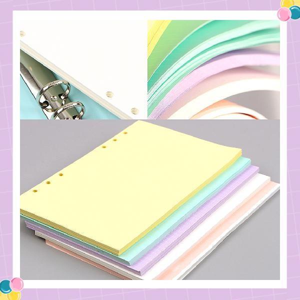 

Binder | V.F Kertas Loose Leaf 6 Lubang Ukuran A5 A6 Warna Warni Kualitas Terbaik