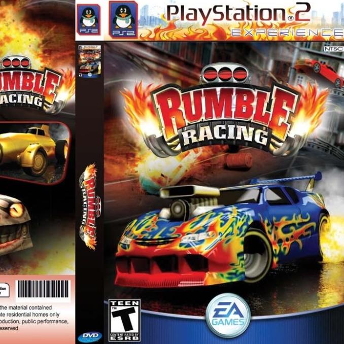 KASET GAME PS 2 W2K PLAYSTATION PS 2 GAME BALAP MOBIL RUMBLE RACING