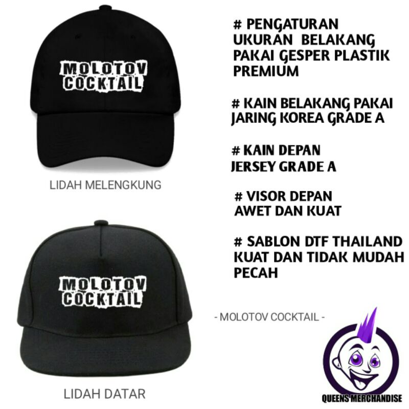 TOPI BAND MOLOTOV COCKTAIL TRUCKER SNAPBACK