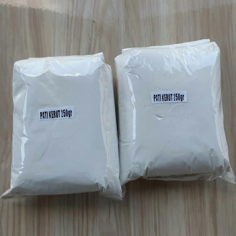 

tepung pati garut asli halus halal