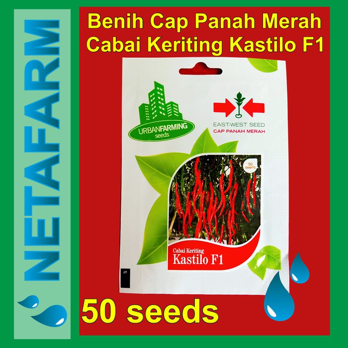 Benih Cabai Keriting Kastilo F1 - Cap Panah Merah / East West Seed