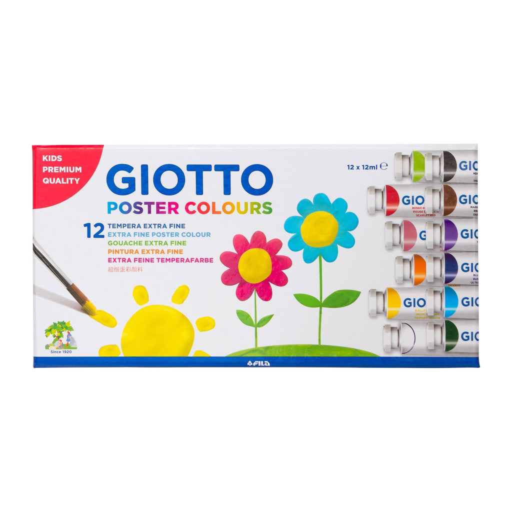 

Giotto Poster Paint 12 Colors