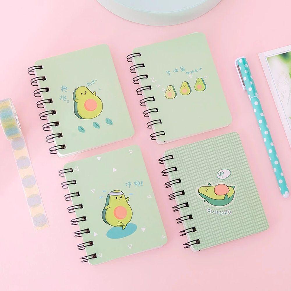 [Elegan] Coil Notepad Portable Anak Memo Pad Mini Sekolah Kantor Supply A7 Stationery Diary Book