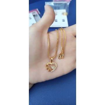 Kalung Motif Love Bahan Xuping Antikarat