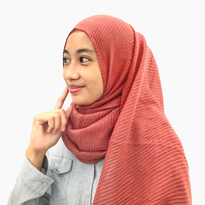 ITSFRIDAY Pashmina Scarf Tekstur Plisket Premium / Scarf / Syal / Shawl / Pasmina / Hijab Import