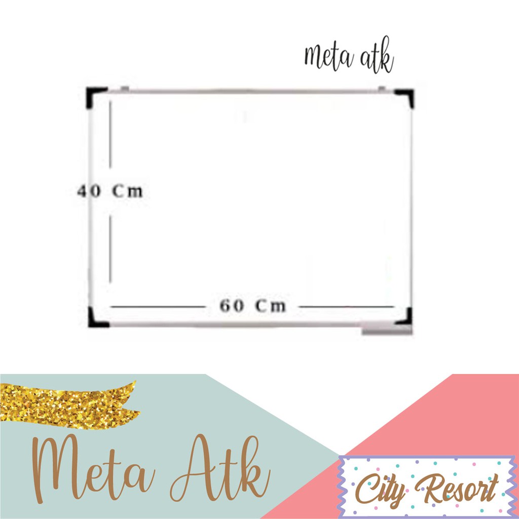

Papan tulis putih / white board 40cm X 60cm