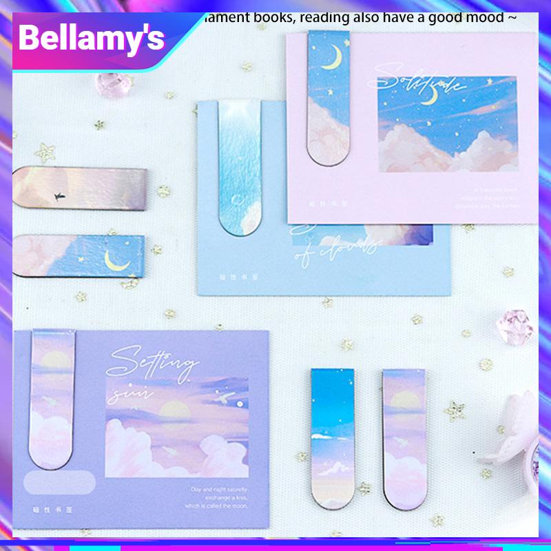 

COD ❤️ Lukisan Minyak Kreatif Souvenir Hadiah Magnetik Bookmark Siswa-Bellamy's