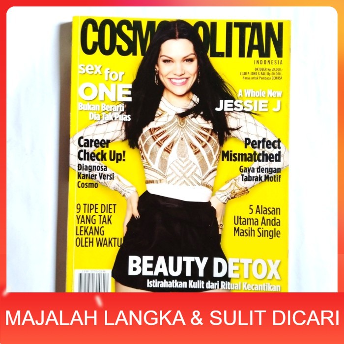 Majalah COSMOPOLITAN Okt 2015 Cover JESSIE J Langka