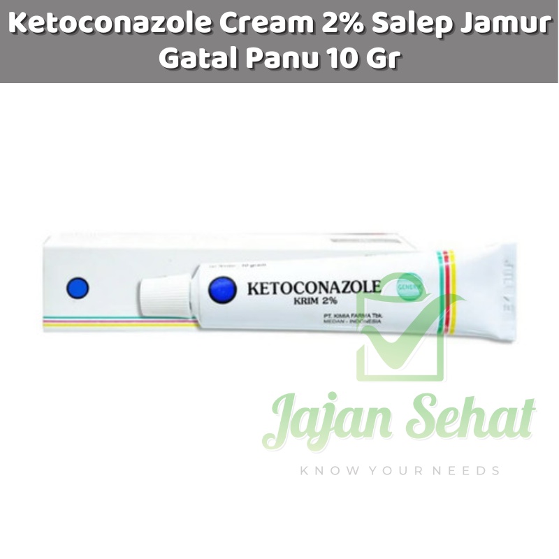 Ketoconazole Cream 2% 10gr Salep Jamur Gatal Panu