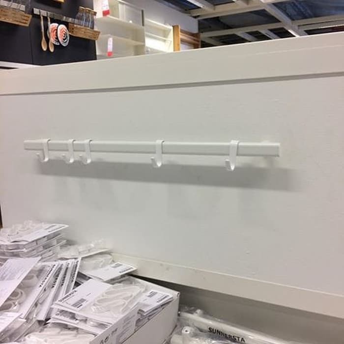 Batang Rel Dinding Dapur/ Gantungan Handuk Kamar Mandi IKEA SUNNERSTA