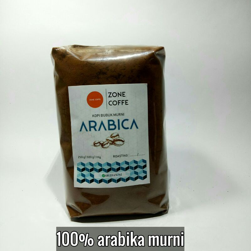 

bubuk kopi arabika murni super 250gr termurah