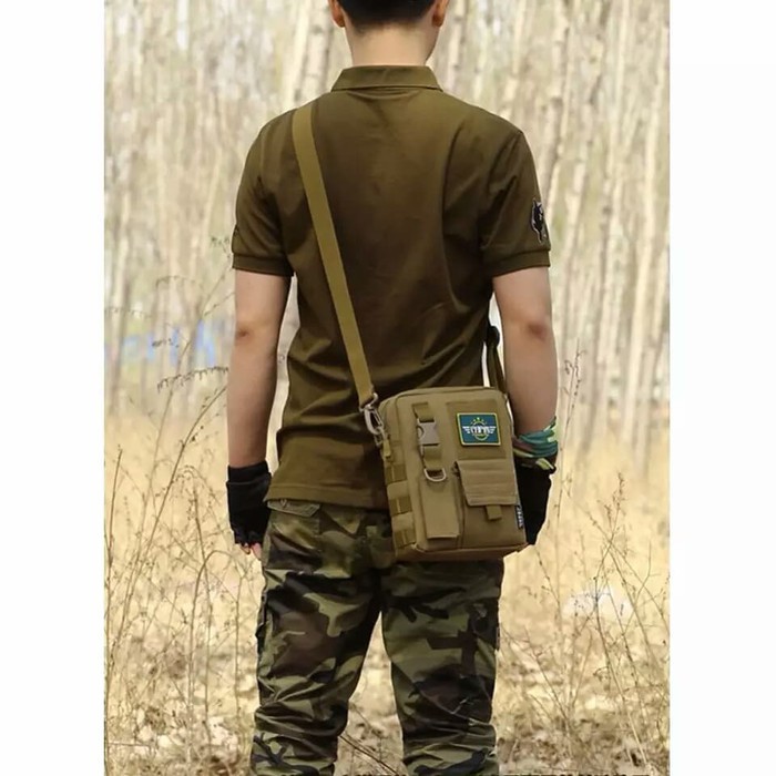 Grosir Tas Pria Selempang DISKON Distro Waistbag Slempang TAS SELEMPANG ARMY 725 IMPORT 25HQI