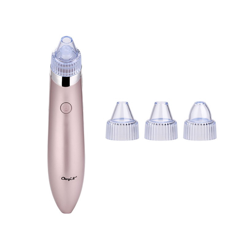 

CkeyiN Alat Vakum Pembersih Pori-Pori / Komedo dengan 4 Kepala Penyedot MR351