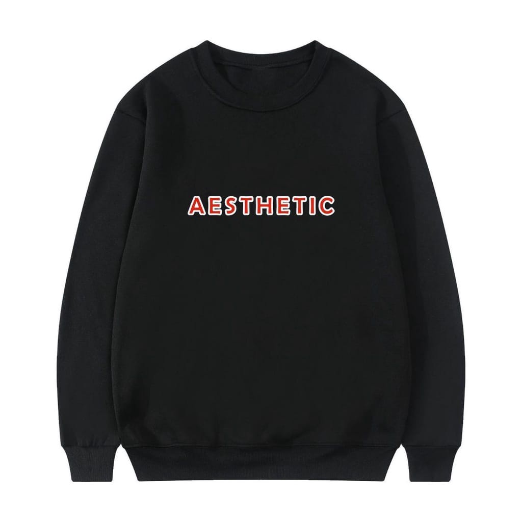 Crewneck Aesthetic art Premium Quality Motif Simpel Pria dan Wanita Sweatshirt Cotton Fleece Original Terbaru Crewneck Keren