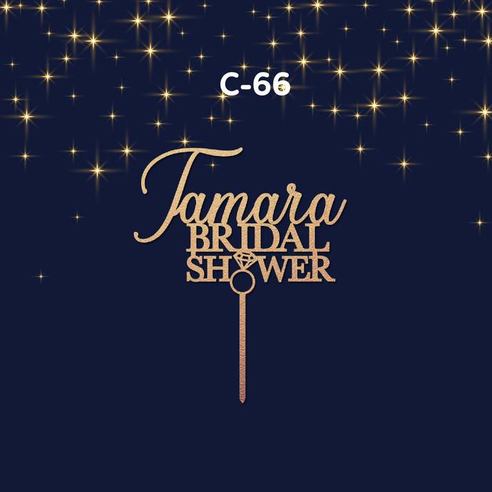 BRIDAL SHOWER CAKE TOPPER / TOPPER CUSTOM / HIASAN KUE / BRIDE TO BE helloto99 Juara