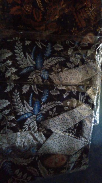 Bswart Batik Hrb026  Kenongo Hem Pendek Padi Pekalongan