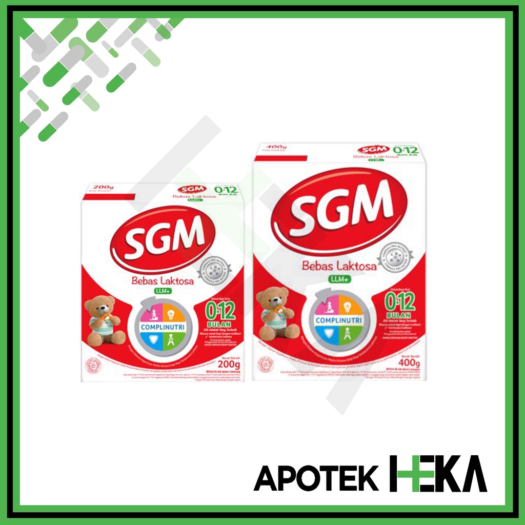 SGM LLM+ 200 g / 400 g - Susu Formula Bebas Laktosa (SEMARANG)