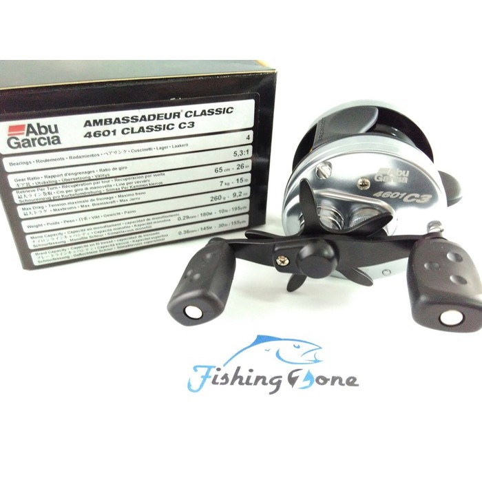 Abu Garcia AMBASSADEUR C3-4601 Round Reel - Left Hand