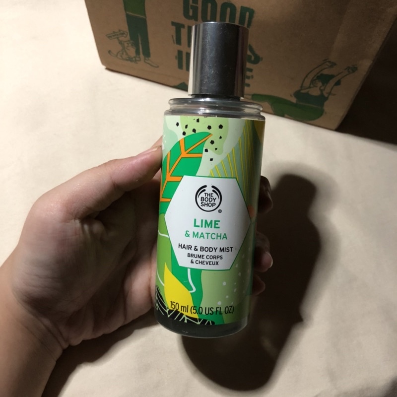 The Body Shop Lime & Matcha hair and body mist