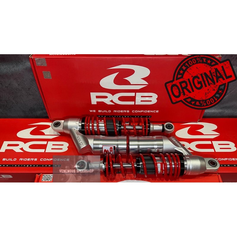 Shockbreaker Shock RCB Tipe EB-2 Motor Bebek 335MM Rx-King Tiger Megapro Verza GL-Pro-Merah