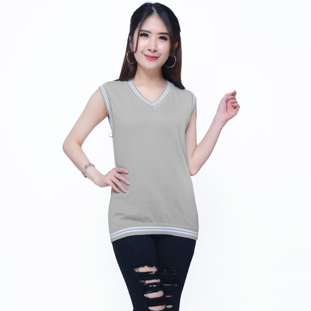 Rompi Rajut Baju Kantor wanita Fashion Model Terbaru - XSHOP Exotra