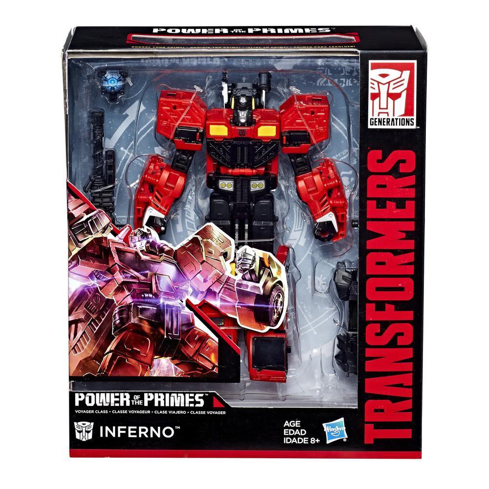 TRANSFORMERS Power of The Primes Voyager Class Autobot Inferno Figure