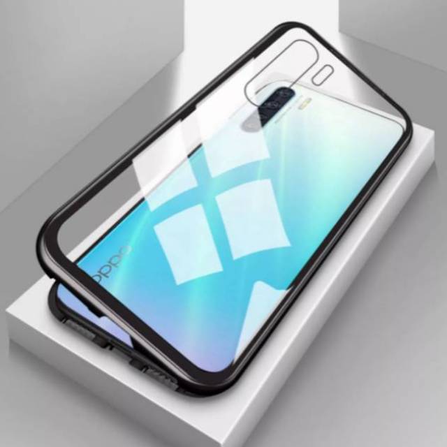 Case Oppo Reno 3 2020 Casing Oppo Reno 3 Premium Magnetic Single Glass Oppo Reno 3 2020