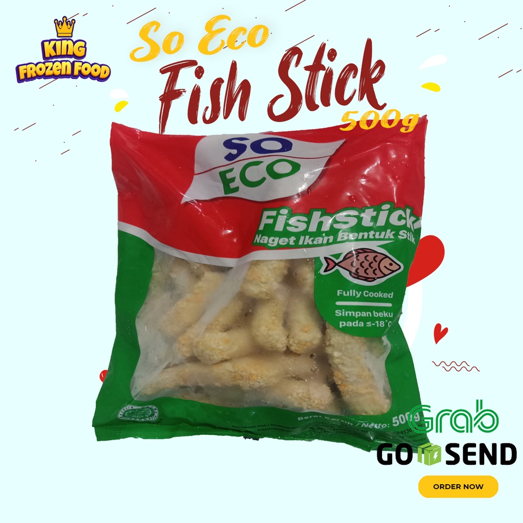 Nugget so eco fishstick Ikan Bentuk 500g