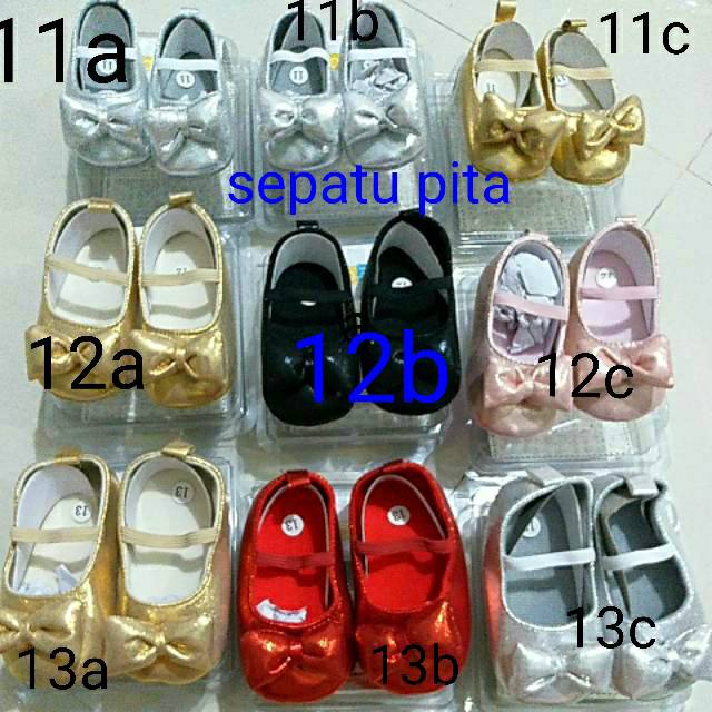 Sepatu prewalker pita baby girl 3m+