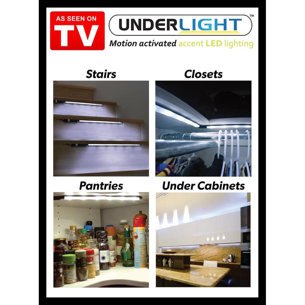 Hot List Underlight/Lampu Kamar/Lampu Meja/Lampu Dinding/Lampu Lemari/Dapur/Led Sale Besar