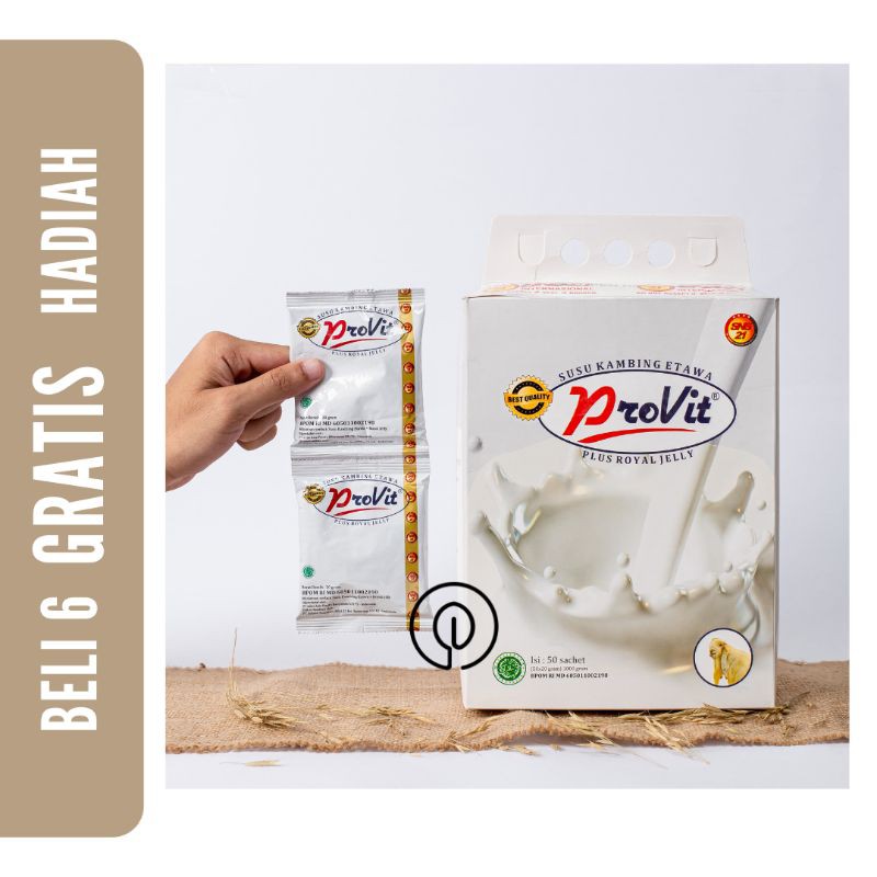 PROVIT SUSU KAMBING ETAWA PREMIUM 1/2 BOX (25 SACHET)