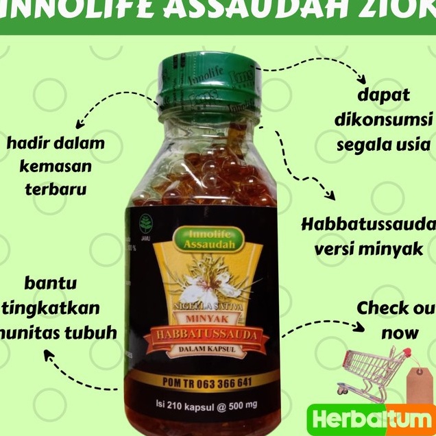 Innolife Assaudah 210 / Habbatusaudah Oil / Habbatusaudah