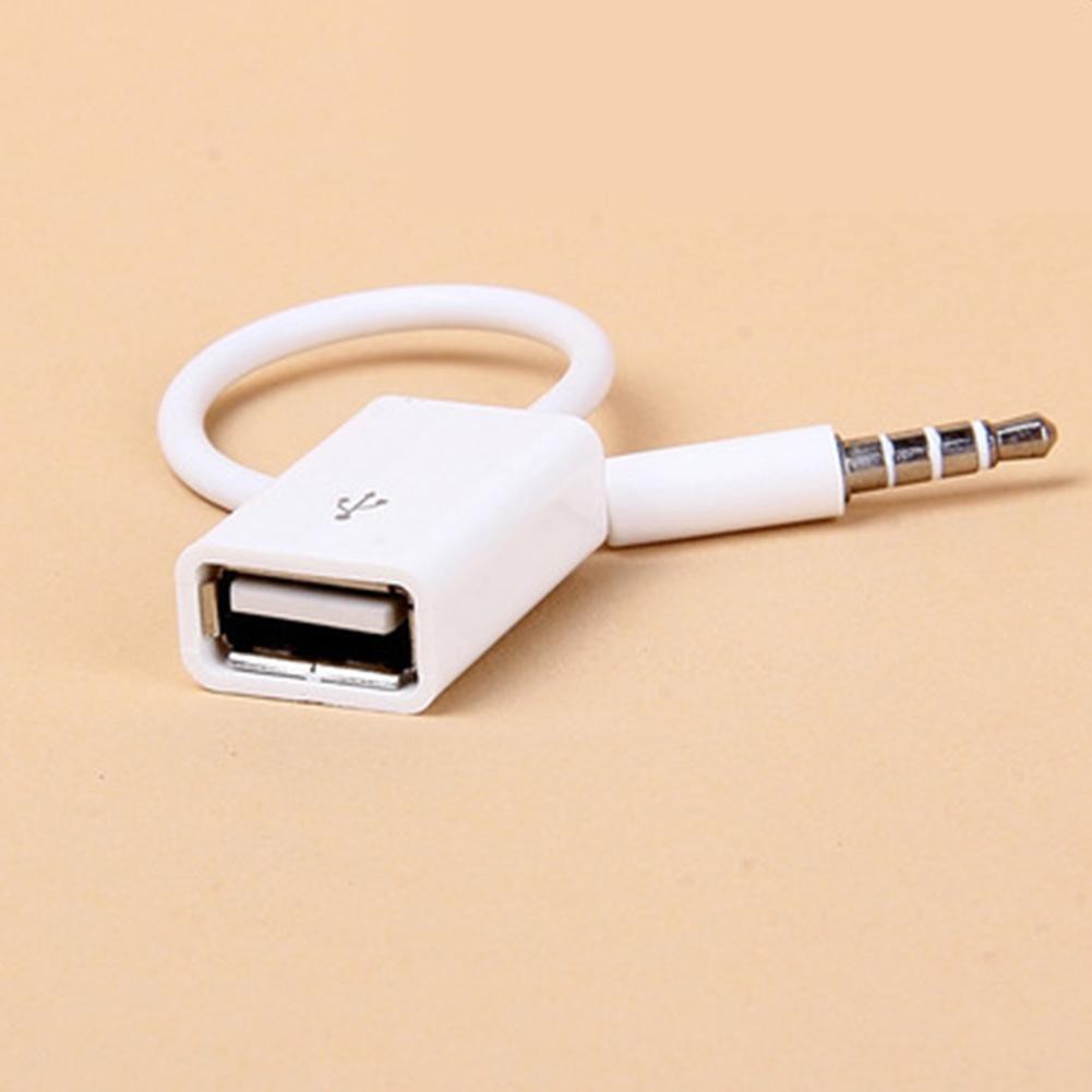 AUDIO KABEL AUX JEK 3.5mm GARIS 3 TRRS TO USB FEMALE adapter