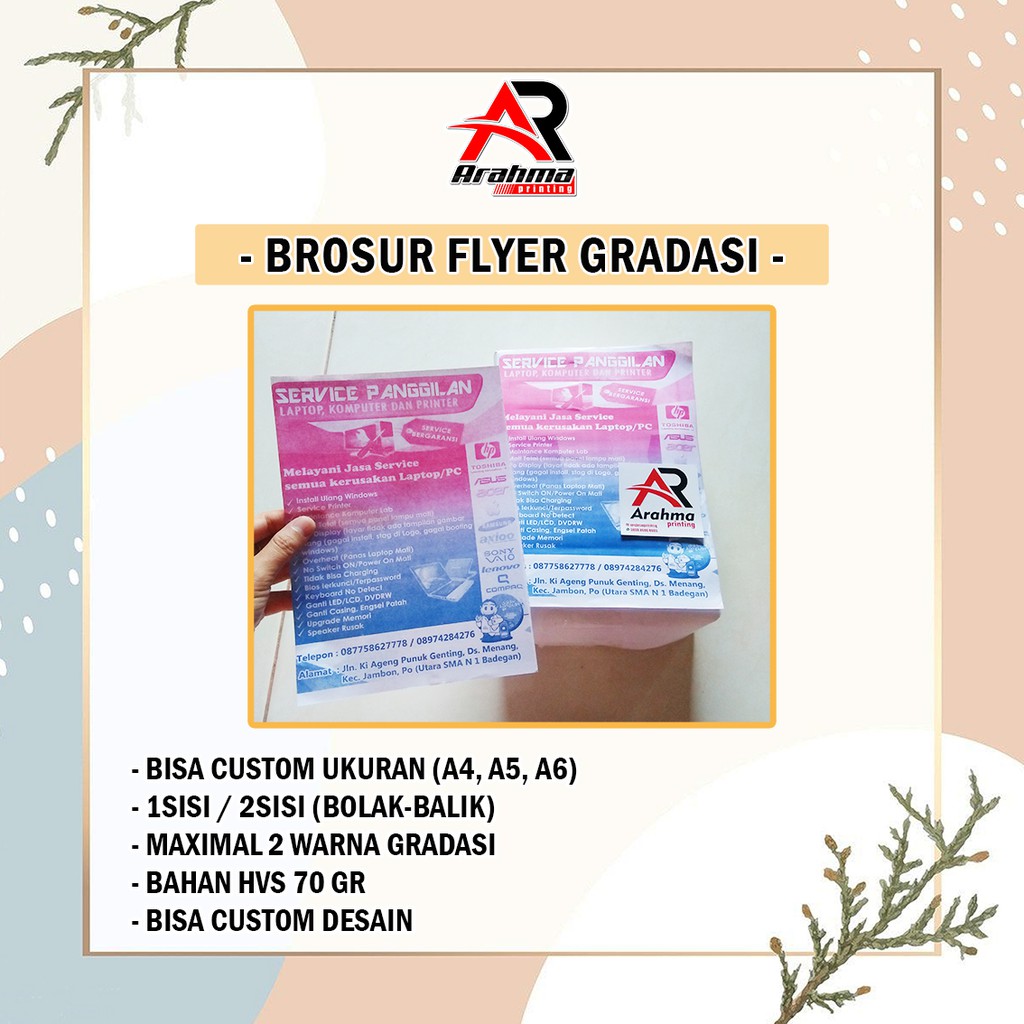 

BROSUR OFFSET GRADASI