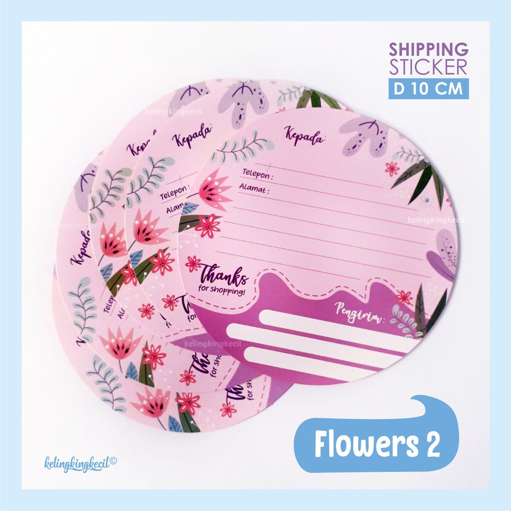 

Stiker Pengiriman Online Shop - Flowers 2