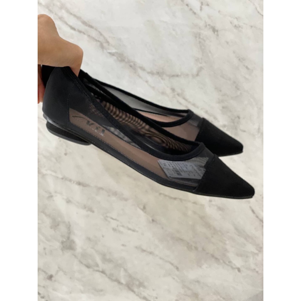 Zara MESH BALLET FLATS ORI 132