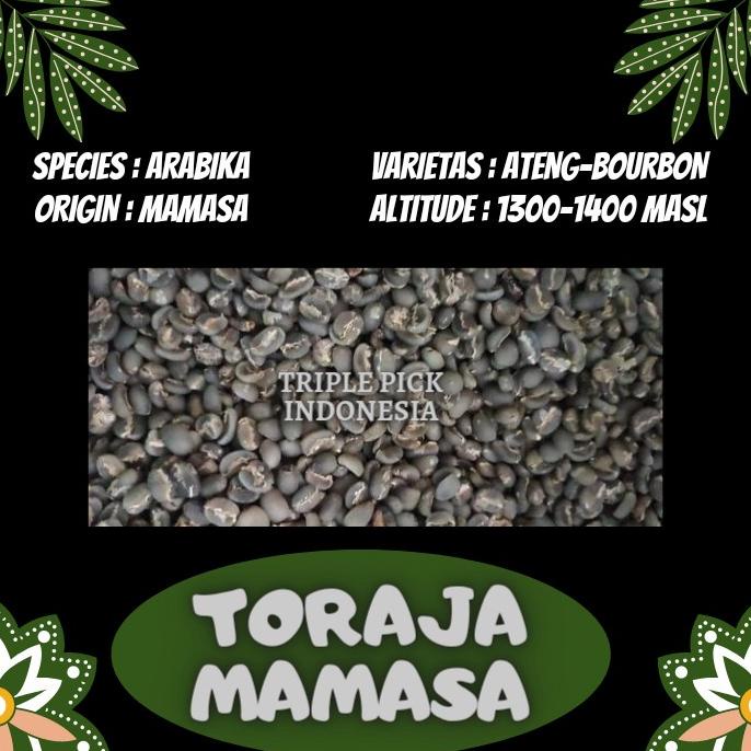 

green bean / Biji kopi arabika toraja mamasa - wethull